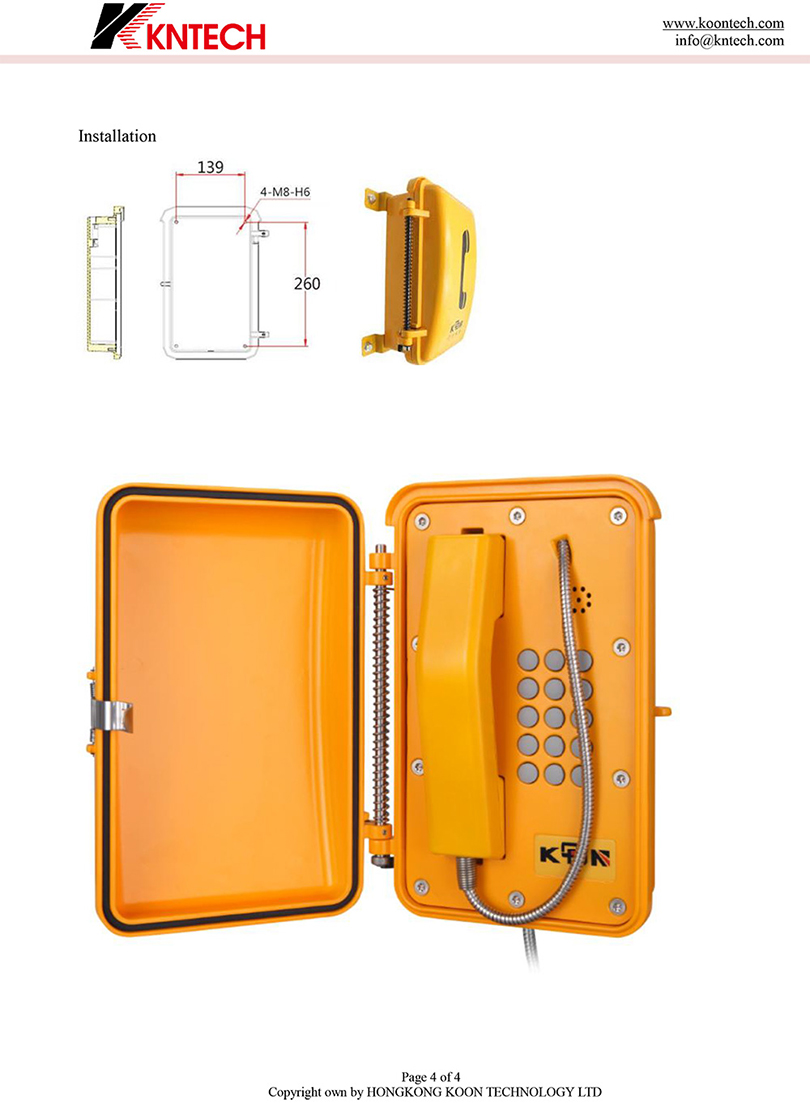 Telephone Self-diagnostic System